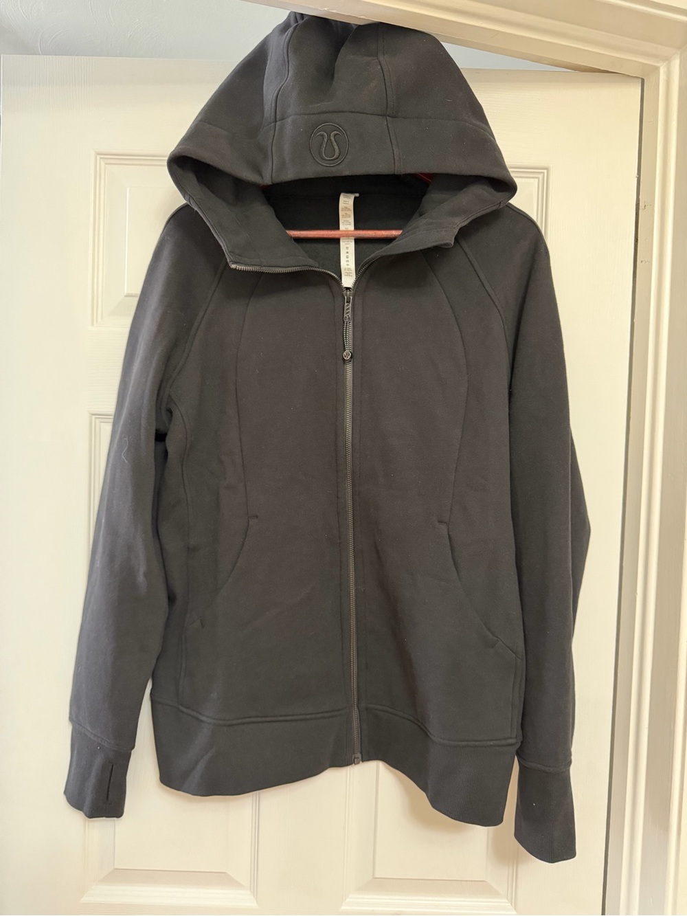 lululemon athletica Black Hooded Zip-Up Utility Jacket